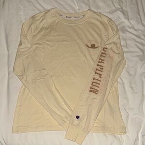 Champion Cream Athletic Tee